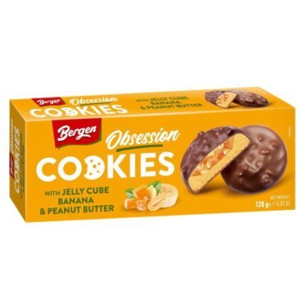 Bergen Cookies Jelly Cube Banana & Peanut Butter