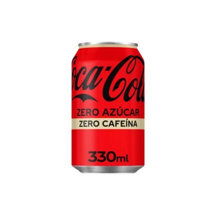 Lata Coca Cola Zero Azúcar Zero Cafeína