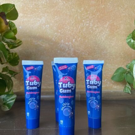 Chicle pinta lenguas sabor mora