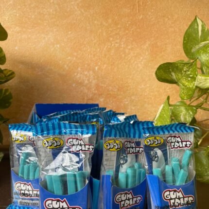 Patatas de chicle con salsa