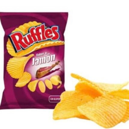 Ruffles jamón 50g