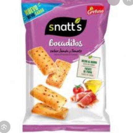 Snatt’ jamón y tomate 80g