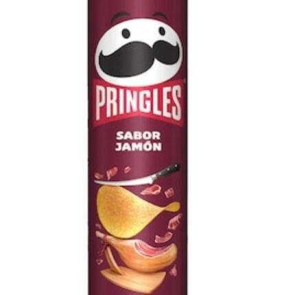 Pringles jamón ,165g