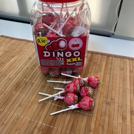Dingo XXL con chicle ,sabor cereza